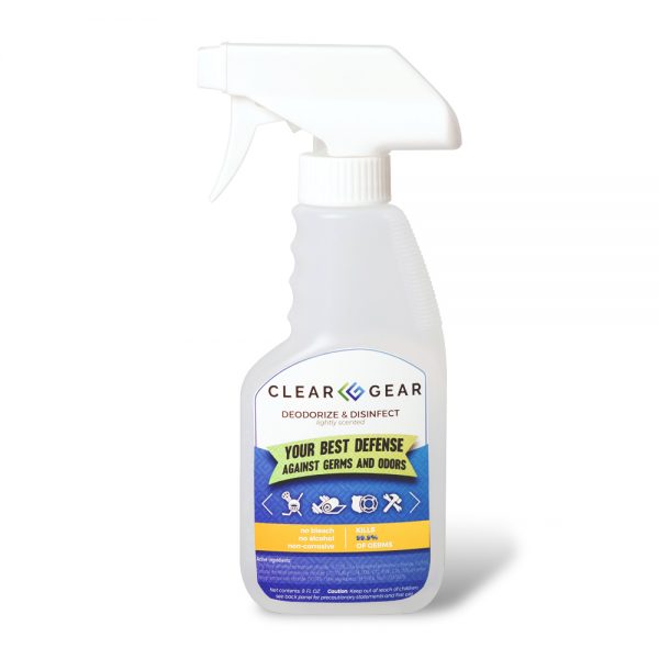 8 oz Bottle | Sports Odor Eliminator Spray - Clear Gear