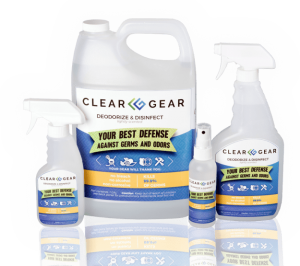 Clear Gear Disinfect and Deodorize Spray