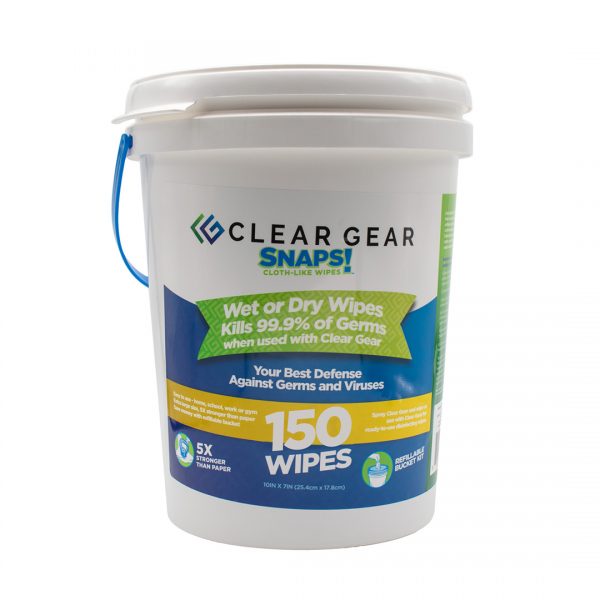 150 Dry Wipes for Clear Gear Disinfectant