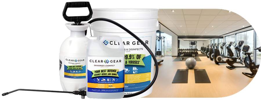 Gym Disinfectant Spray Clear Gear