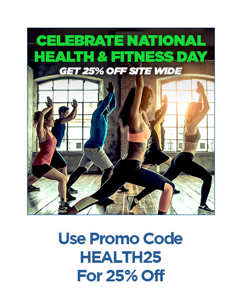 Use Promo Code HEALTH25 at Checkout